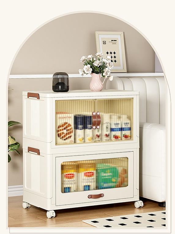 Baby Storage Cabinet with Wheels