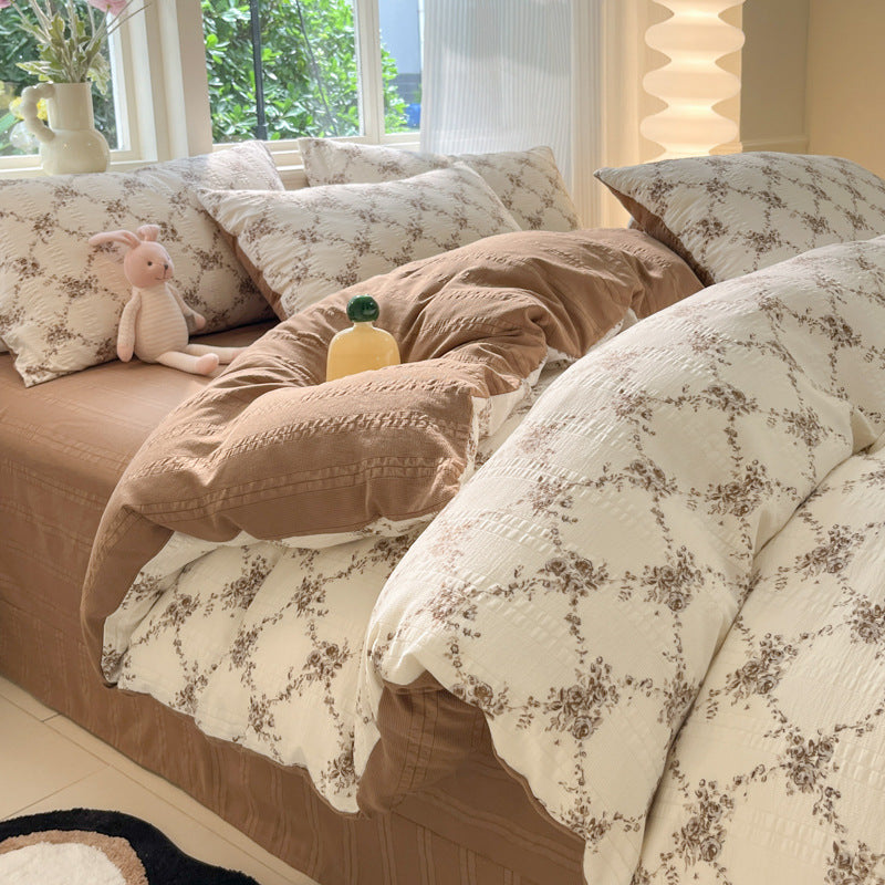 Cloud Yarn Cotton Four-piece Set