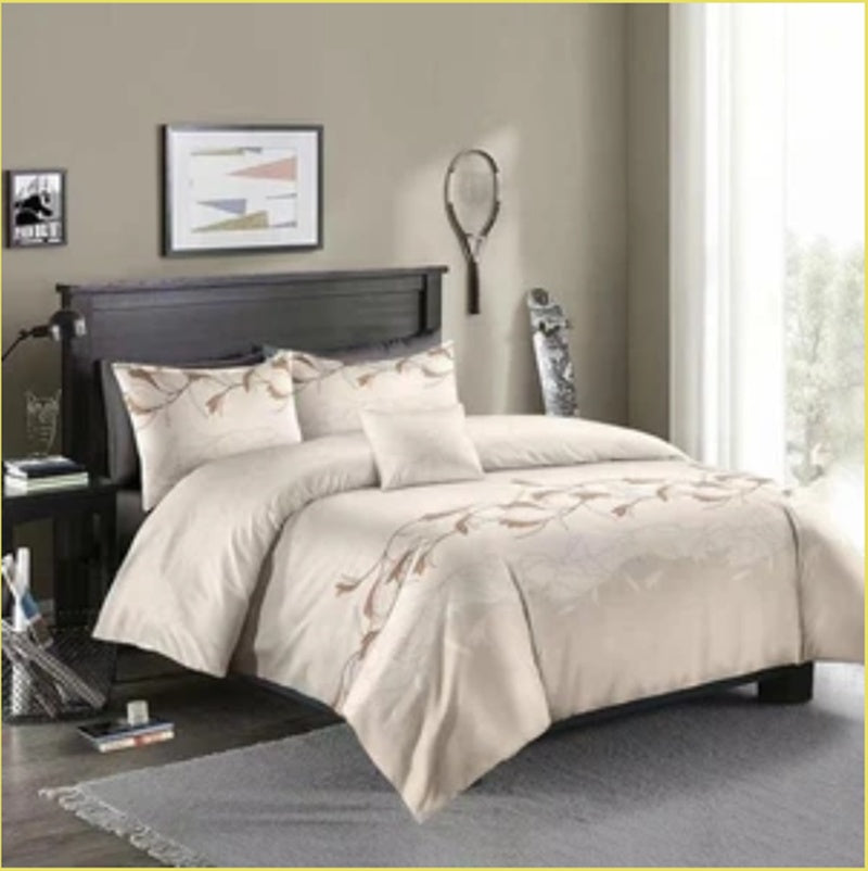 Three-piece Simple Printed Bedding Set