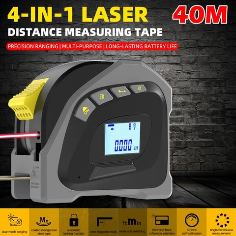 40 Meters Infrared Multi-Function Measuring Tape