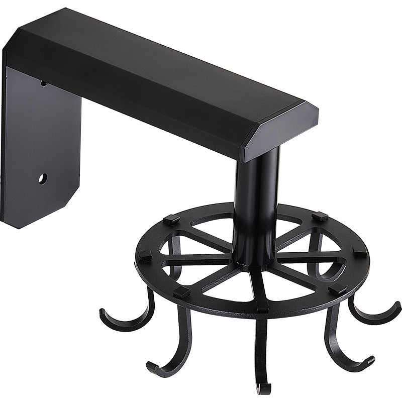 Aluminum Kitchen Rotating Hook Rack