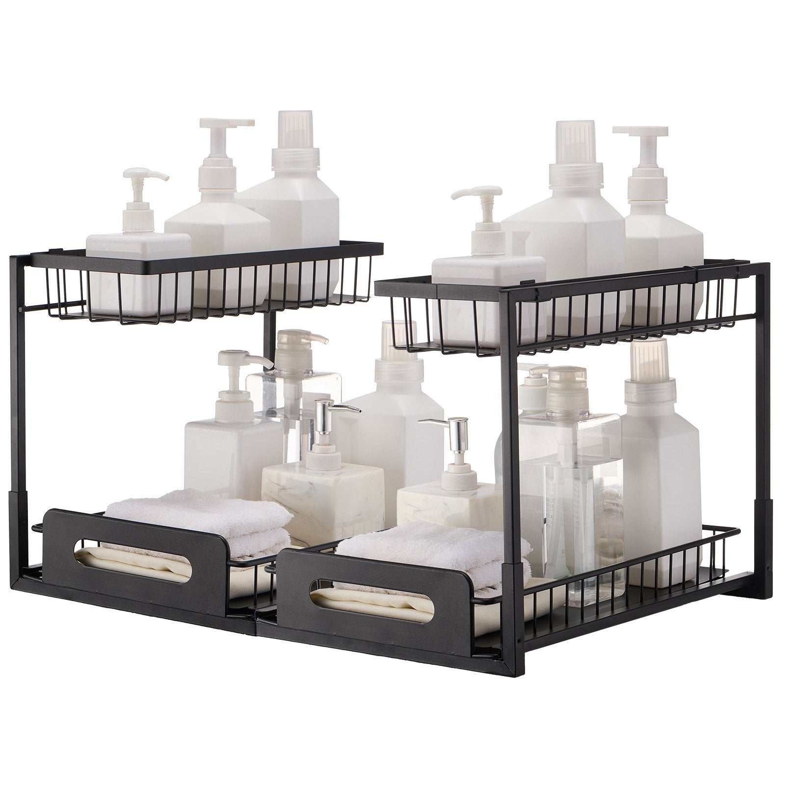 2 Tier Pull Out Cabinet Organizer