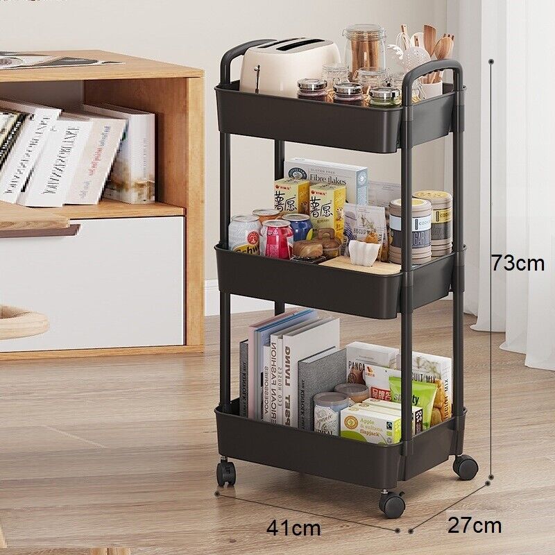 3 Tier Storage Trolley Cart