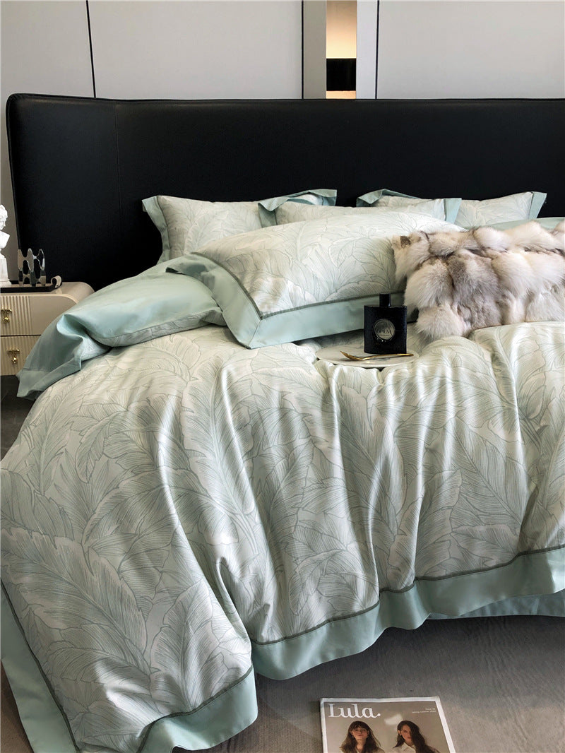 Long-staple Cotton Printed Four-piece Bedding Set