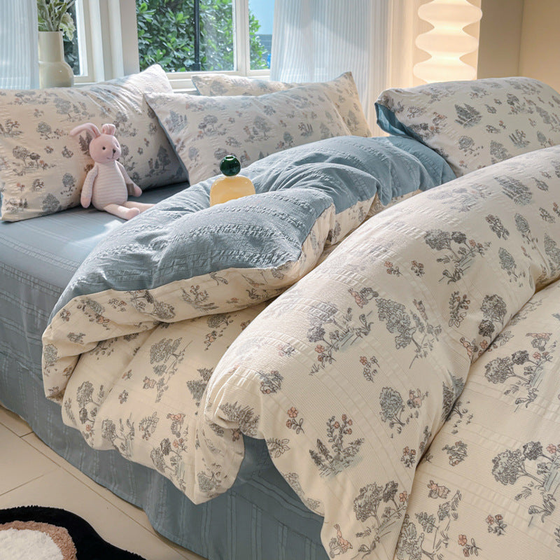 Cloud Yarn Cotton Four-piece Set