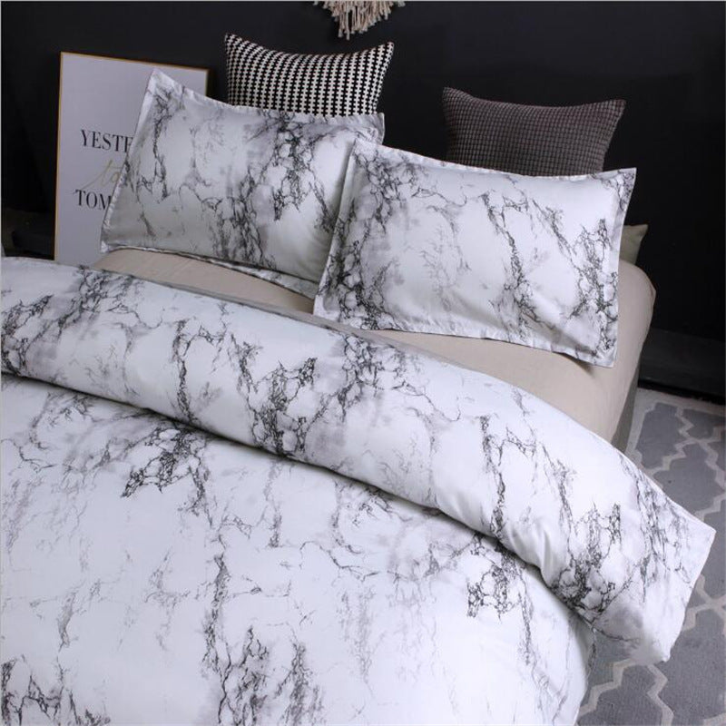 Home Textile Bedding four-piece Marble Style