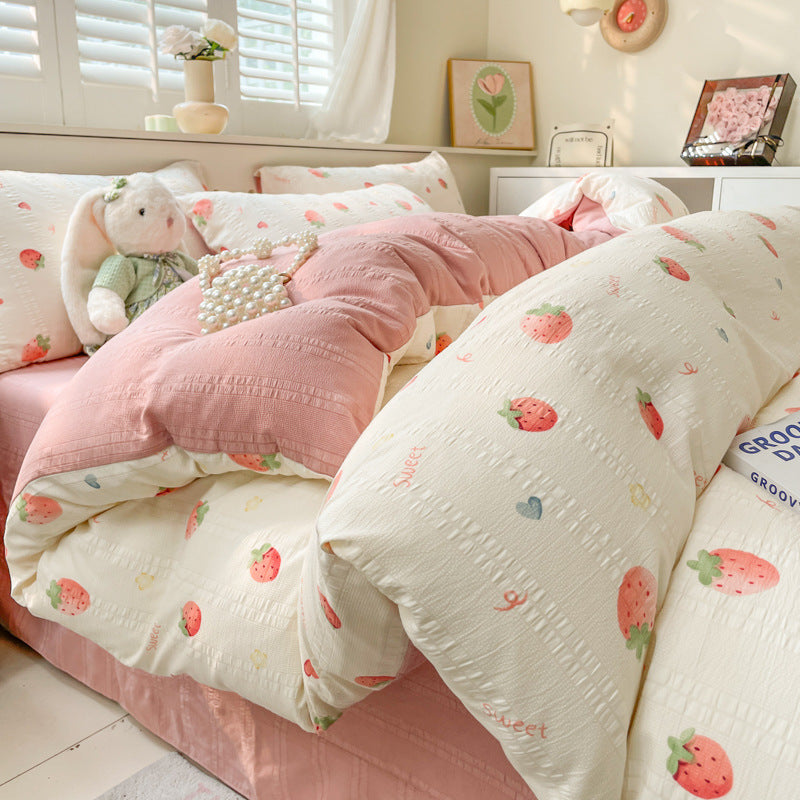 Cloud Yarn Cotton Four-piece Set