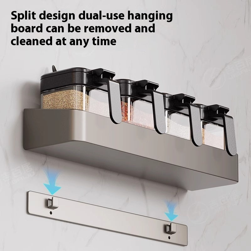 Seasoning Box Storage Rack Combination Suit