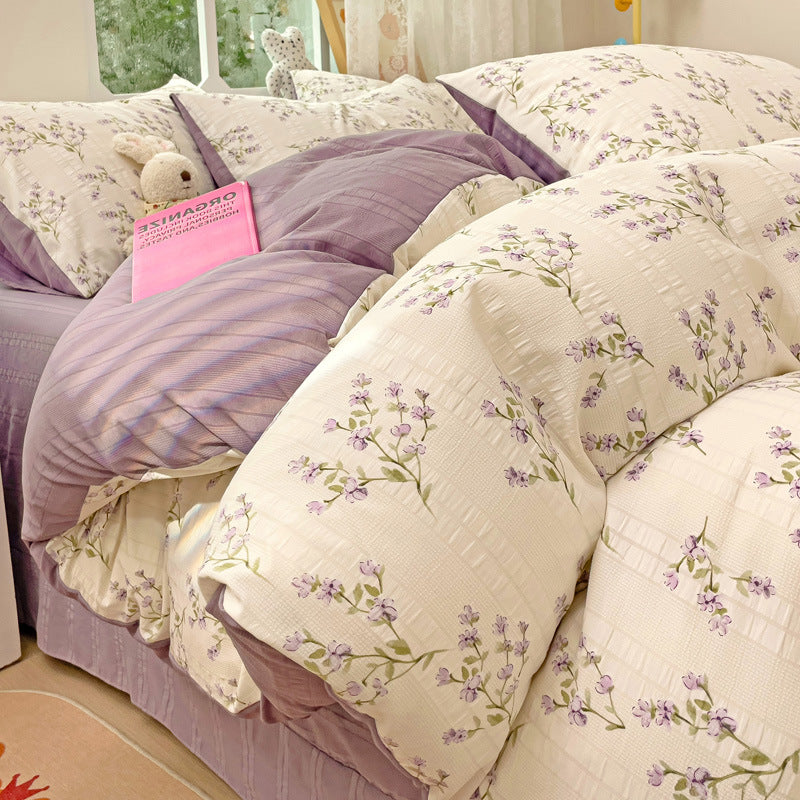 Cloud Yarn Cotton Four-piece Set