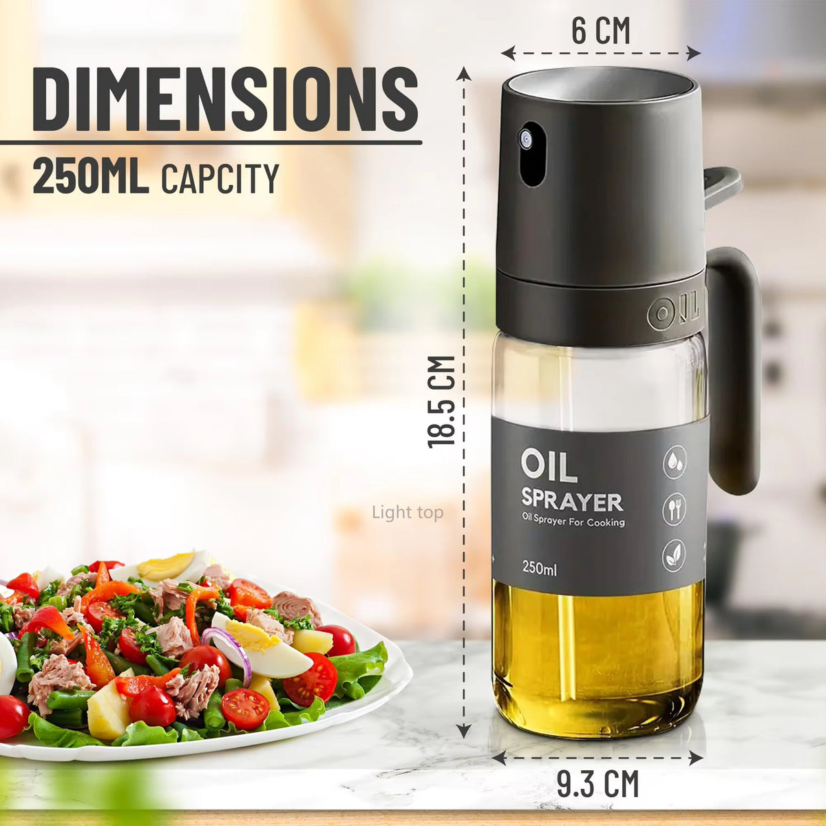 Glass Oil Spray Bottle