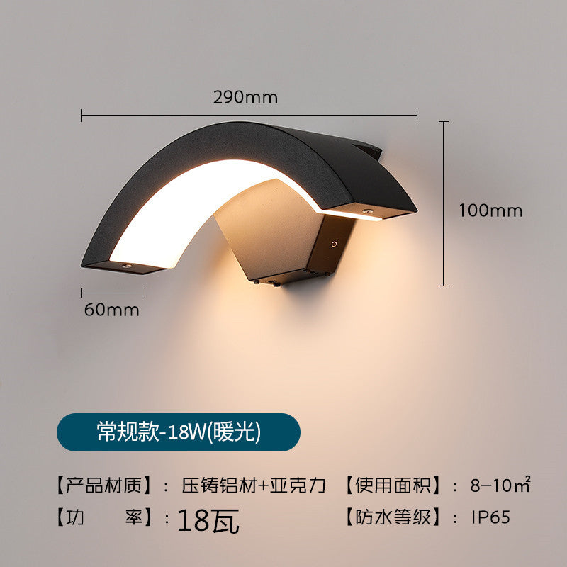 Outdoor Eaves Wall Lamp