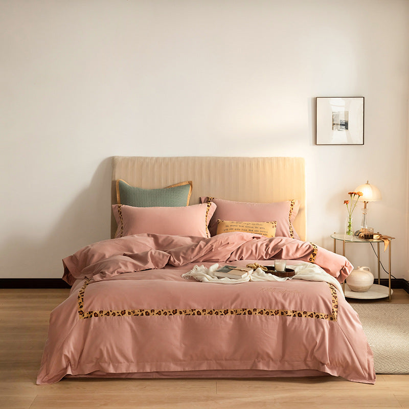 Cotton Bed Linen Embroidered Set